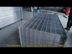 Zewnętrzna kratka ściekowa ze stali ocynkowanej w kolorze srebrnym