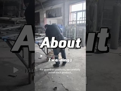 1Ogrodzenie z siatką spawaną o wysokości 2 m z stalowym słupem i rozmiarem 50x50 mm