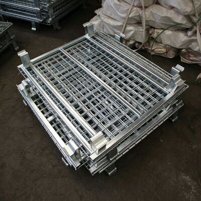 Standardized Warehousing And Turnover Equipment Welded From High-strength Metal Wires.