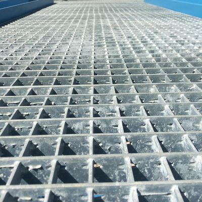 EU Standard Welded Platform Grating 19-w-4 10mm twisted  Bar Low Carbon Steel Grating