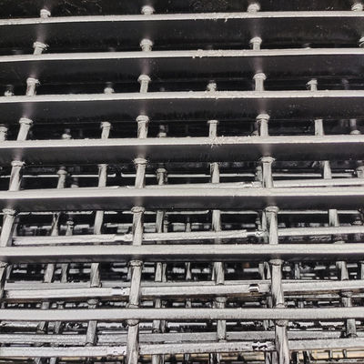 Industrial Walkway Heavy Duty Steel Grating Press Locked Untreated Galvanized Bar