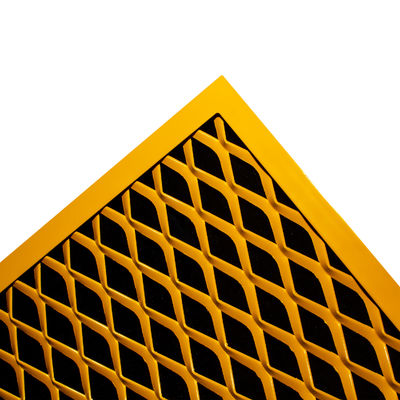 Ciężko działający galwanizowany rozszerzony panel z siatki metalowej do chodników i ogrodzeń