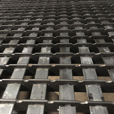 EU Standard Welded Platform Grating 19-w-4 10mm twisted  Bar Low Carbon Steel Grating